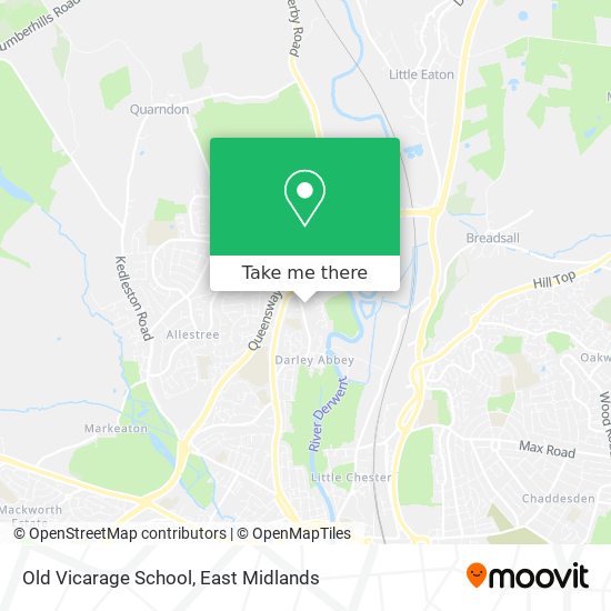 Old Vicarage School map