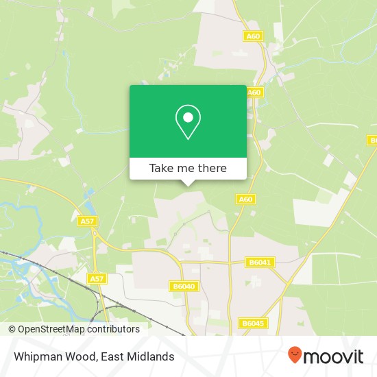 Whipman Wood map