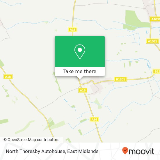 North Thoresby Autohouse map