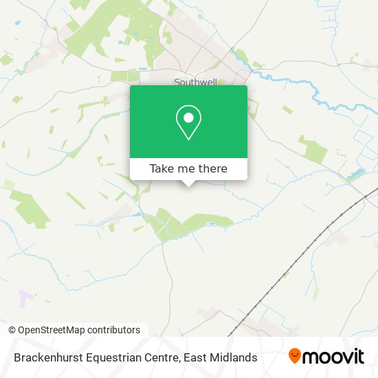 Brackenhurst Equestrian Centre map