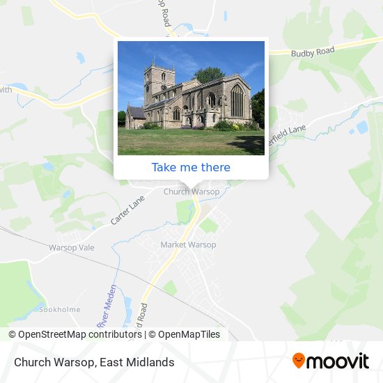 Church Warsop map