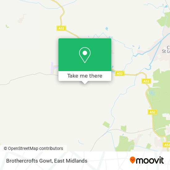 Brothercrofts Gowt map