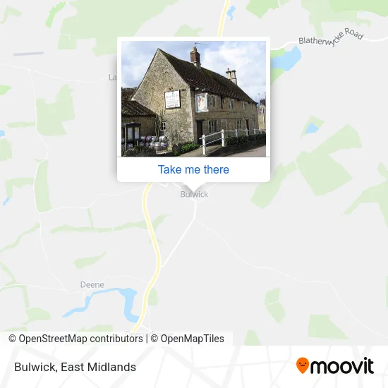 Bulwick map