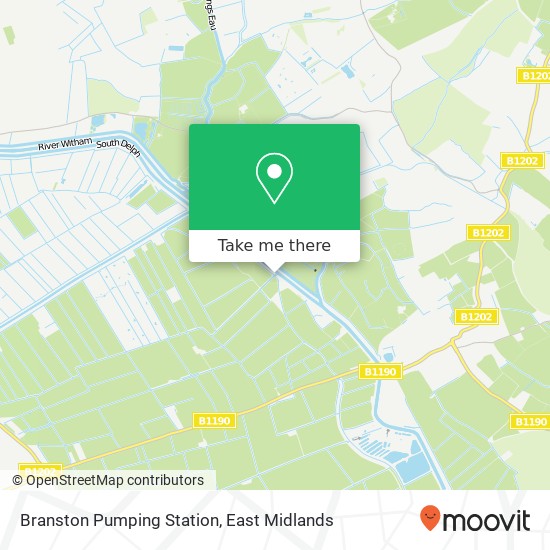 Branston Pumping Station map