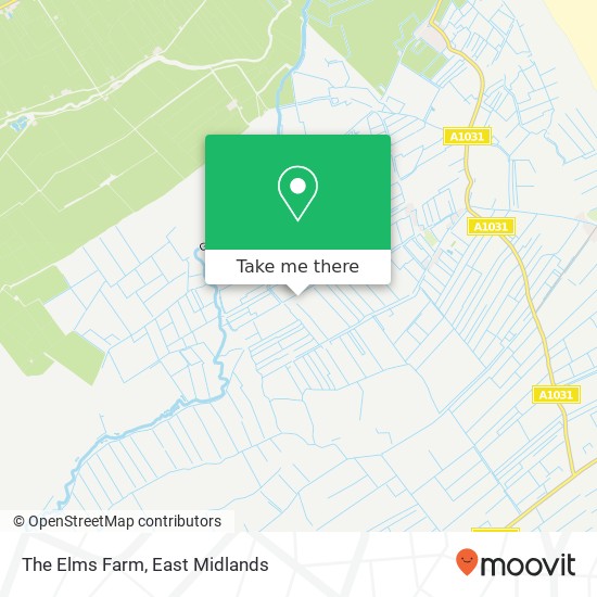 The Elms Farm map
