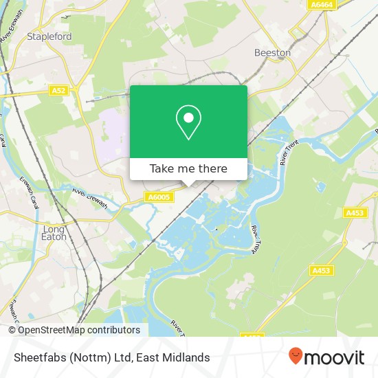 Sheetfabs (Nottm) Ltd map