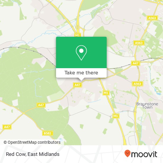 Red Cow map