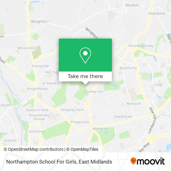 Northampton School For Girls map