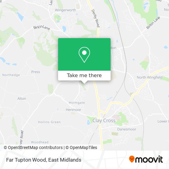 Far Tupton Wood map