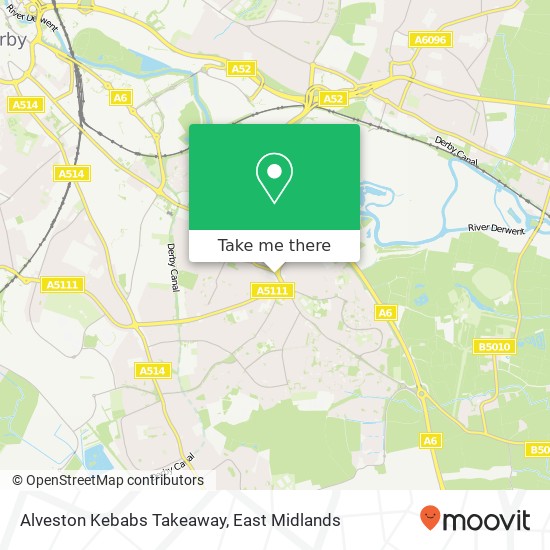Alveston Kebabs Takeaway map