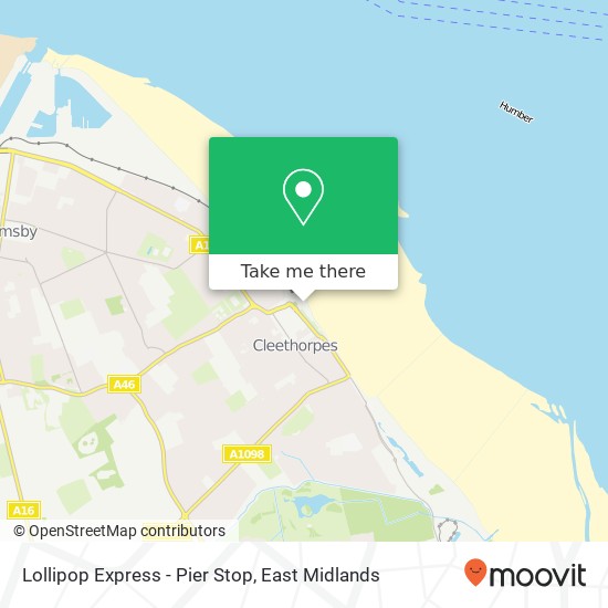 Lollipop Express - Pier Stop map