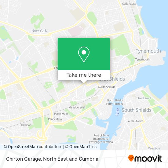 Chirton Garage map