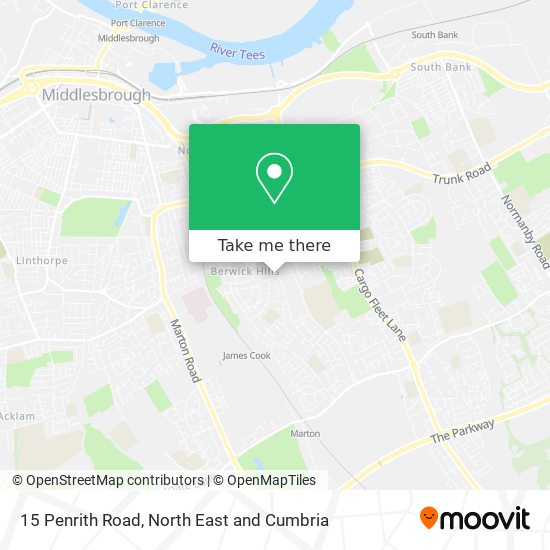 15 Penrith Road map