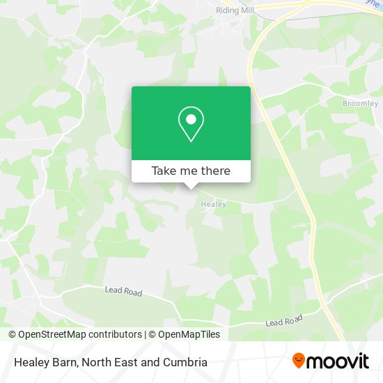 Healey Barn map