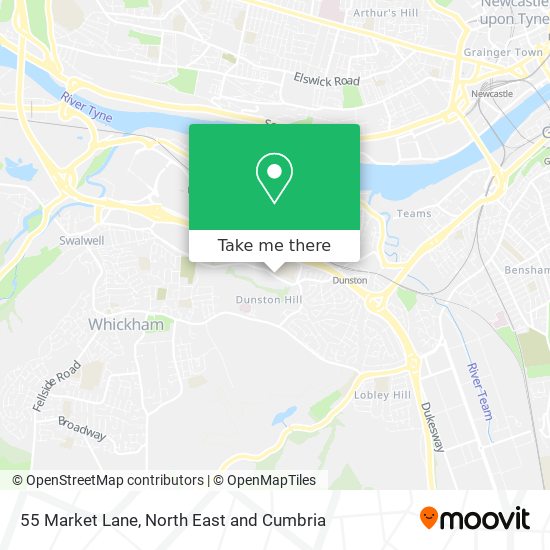 55 Market Lane map