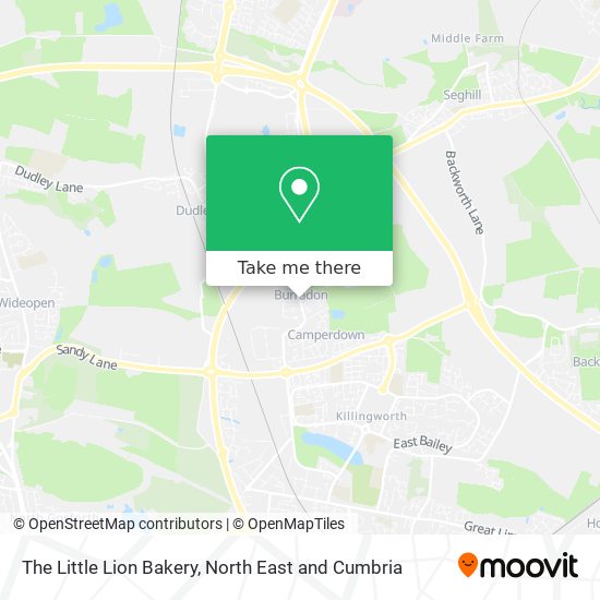 The Little Lion Bakery map
