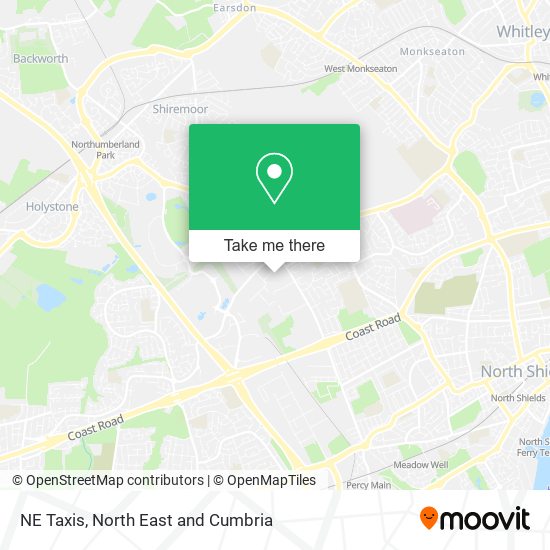 NE Taxis map