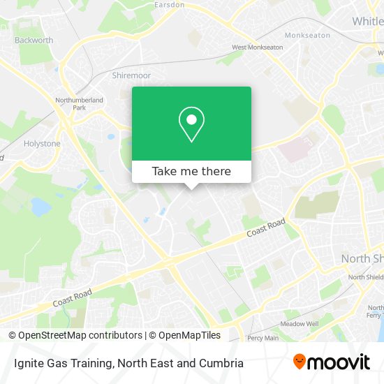 Ignite Gas Training map
