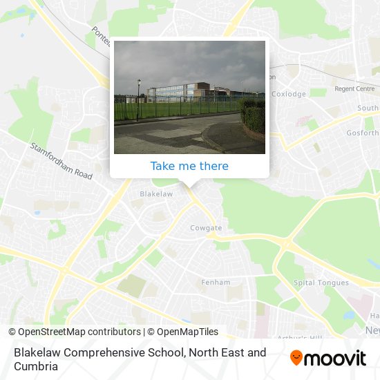 Blakelaw Comprehensive School map