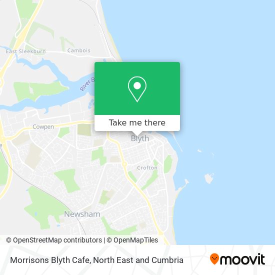 Morrisons Blyth Cafe map