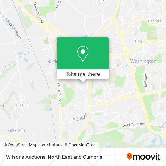 Wilsons Auctions map