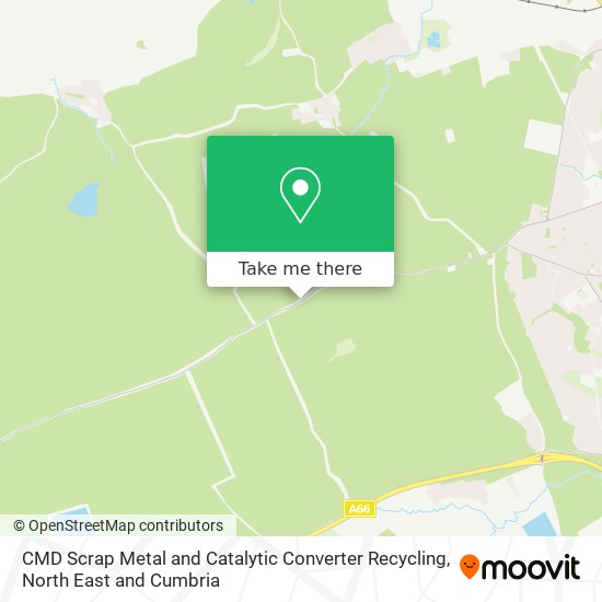 CMD Scrap Metal and Catalytic Converter Recycling map