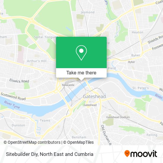 Sitebuilder Diy map