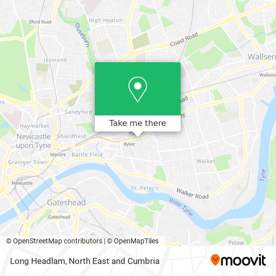Long Headlam map