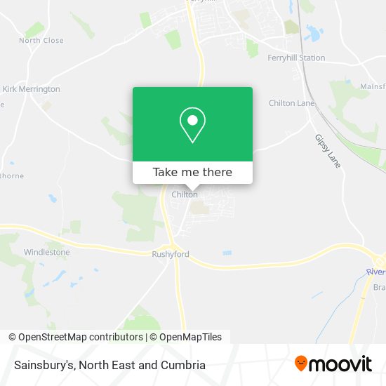 Sainsbury's map