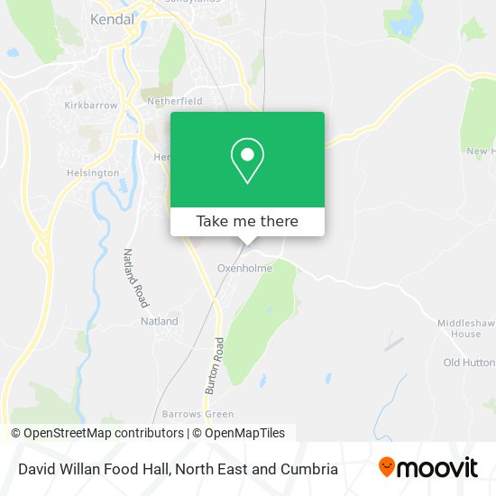David Willan Food Hall map