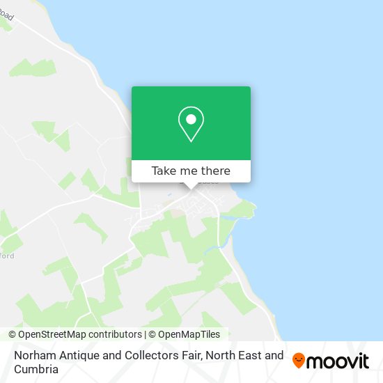 Norham Antique and Collectors Fair map