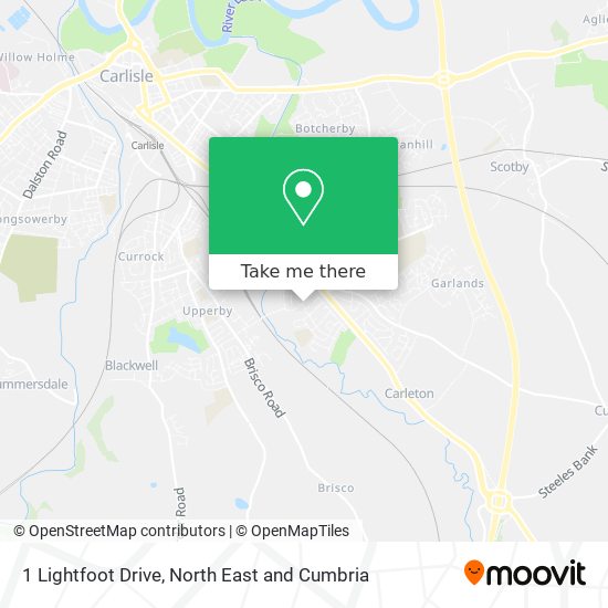 1 Lightfoot Drive map