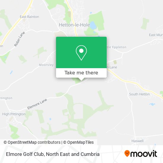 Elmore Golf Club map