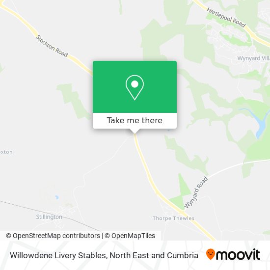 Willowdene Livery Stables map