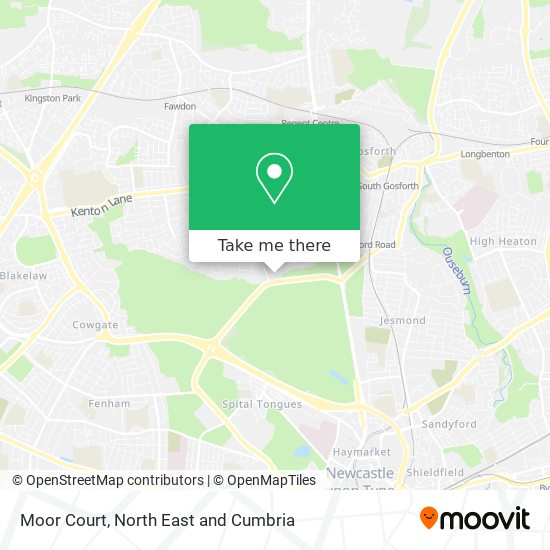 Moor Court map