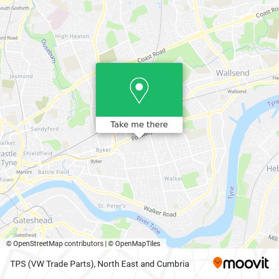 TPS (VW Trade Parts) map