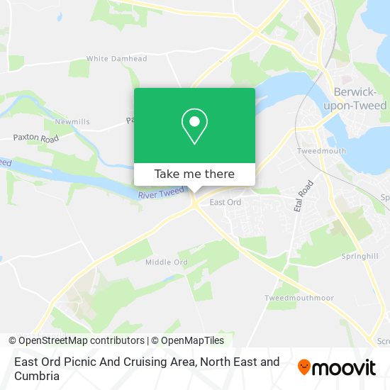 East Ord Picnic And Cruising Area map