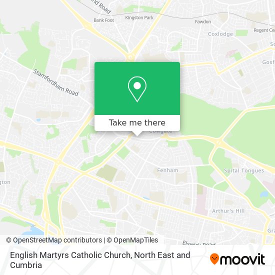 English Martyrs Catholic Church map