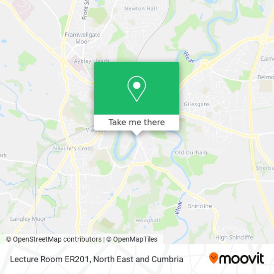 Lecture Room ER201 map
