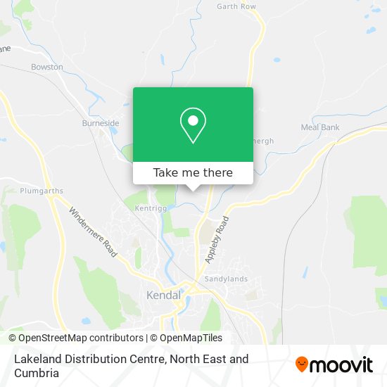Lakeland Distribution Centre map
