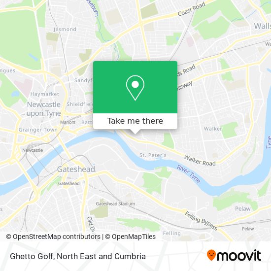 Ghetto Golf map