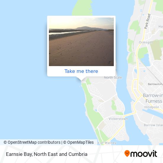 Earnsie Bay map