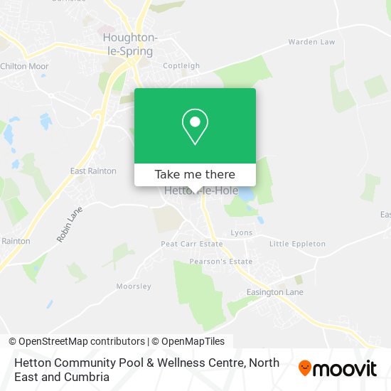 Hetton Community Pool & Wellness Centre map