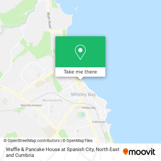 Waffle & Pancake House at Spanish City map