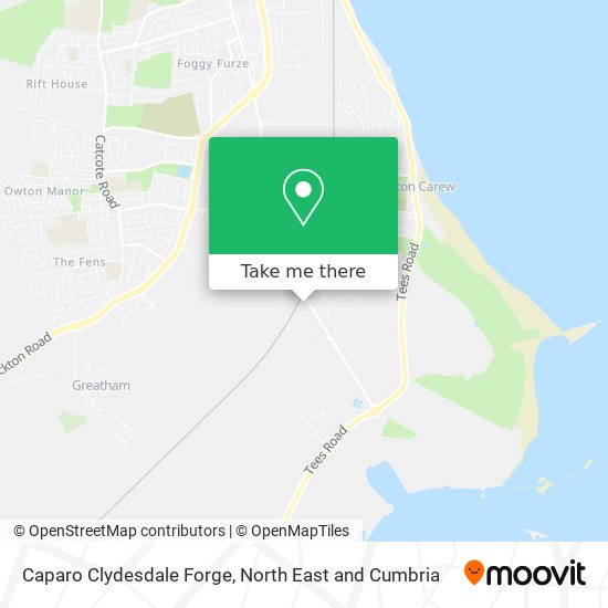 Caparo Clydesdale Forge map