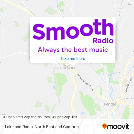 Lakeland Radio map