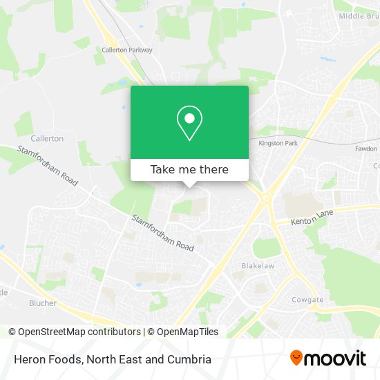 Heron Foods map