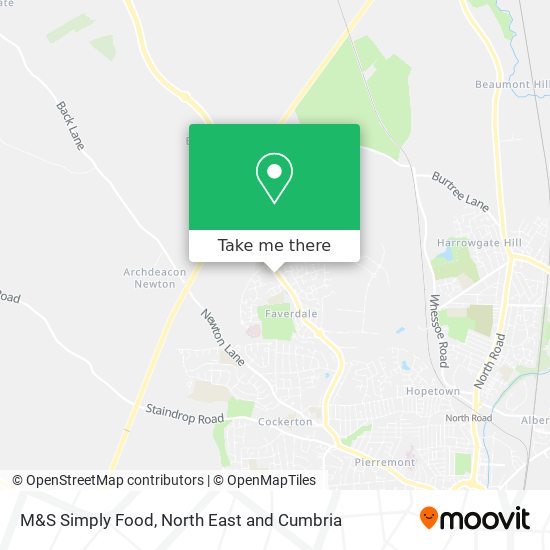 M&S Simply Food map