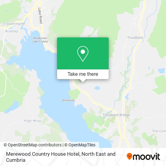 Merewood Country House Hotel map