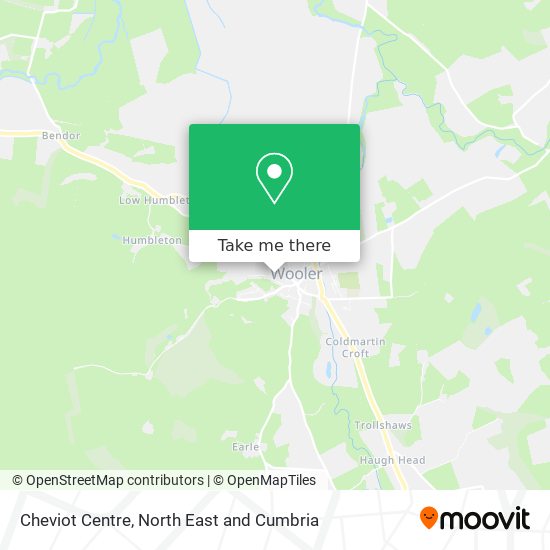 Cheviot Centre map